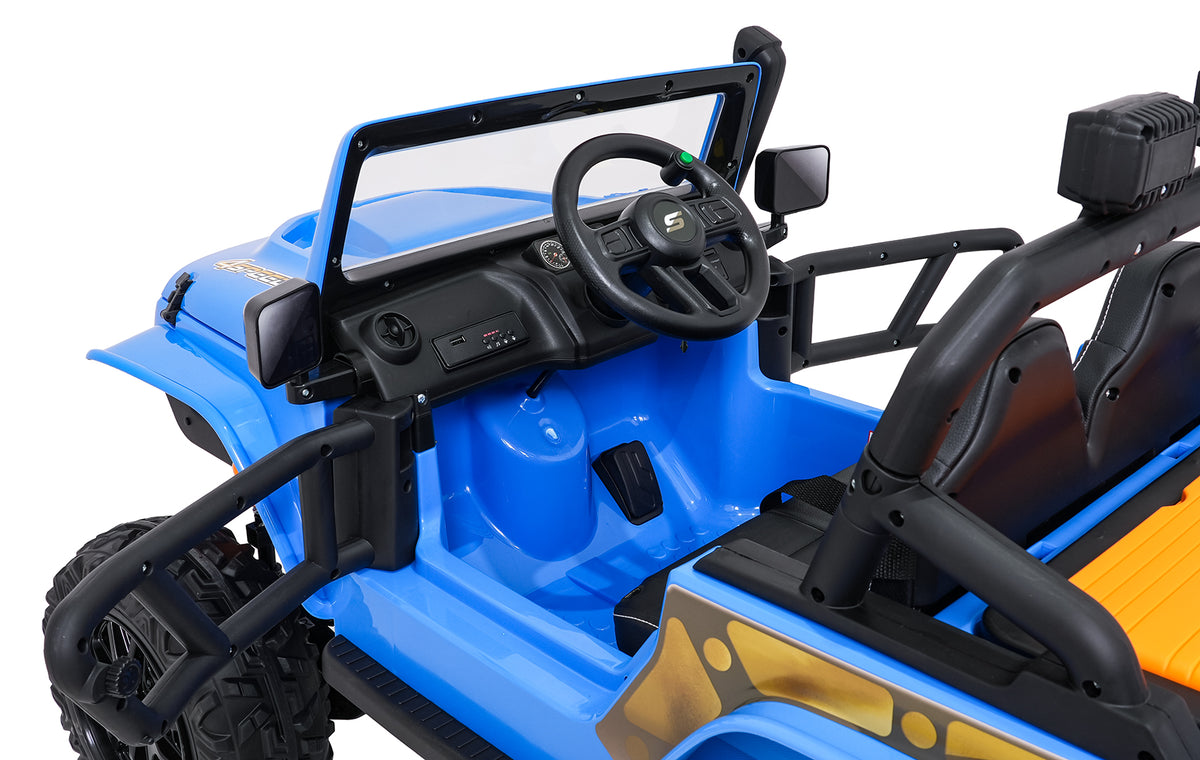 Elektrické autíčko Jeep Monster modrá