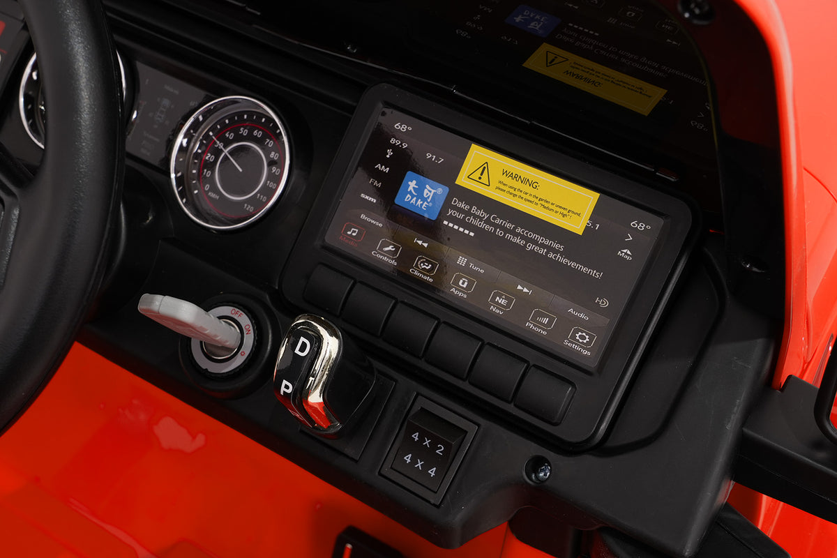 Jeep Wrangler Rubicon LIFT Orange Vehicle