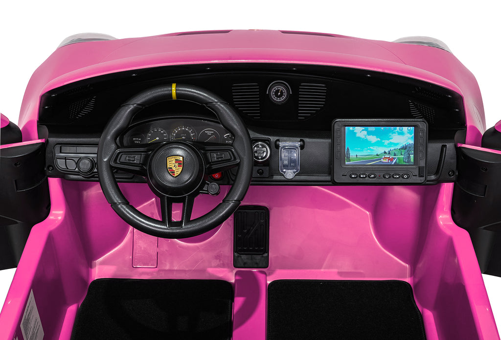 Elektrické autíčko Porsche 911 GT3 ružová MP4