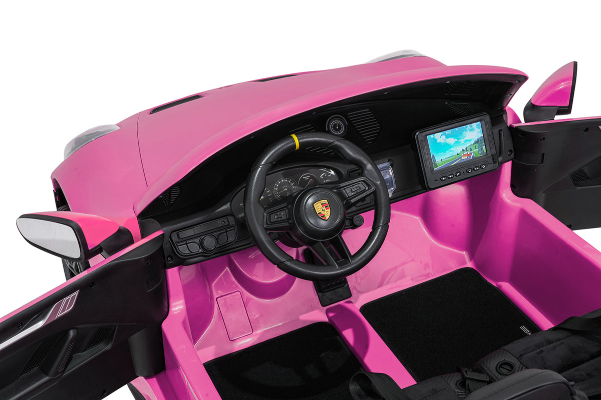 Elektrické autíčko Porsche 911 GT3 ružová MP4