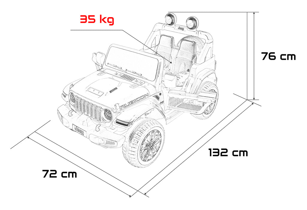 Jeep Wrangler Rubicon LIFT White Vehicle