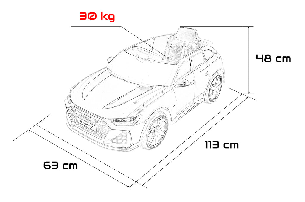 Vehicle Audi RS6 Avant GT Gray