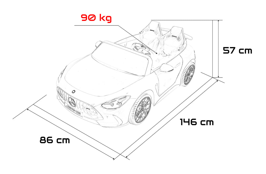 Vehicle Mercedes Benz GT63 AMG White