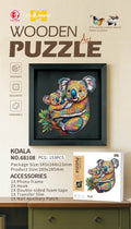 Drevené puzzle Koala – 153 dielov – fotografia 1