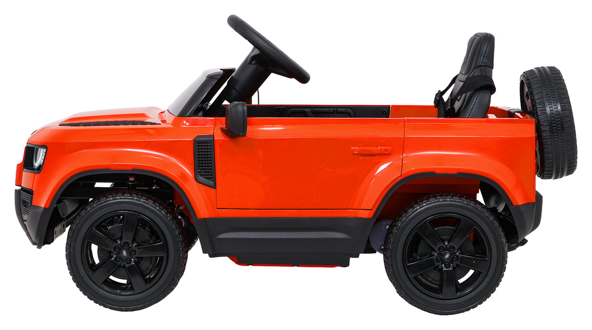 Land Rover Defender Orange Vehicle