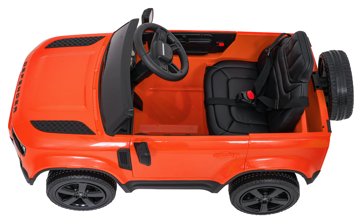 Land Rover Defender Orange Vehicle