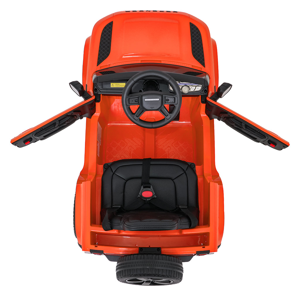 Land Rover Defender Orange Vehicle
