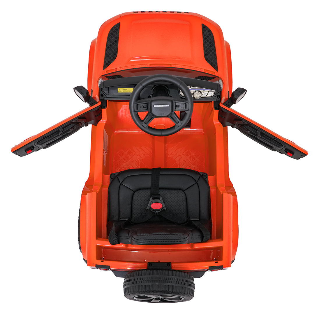 Land Rover Defender Orange Vehicle