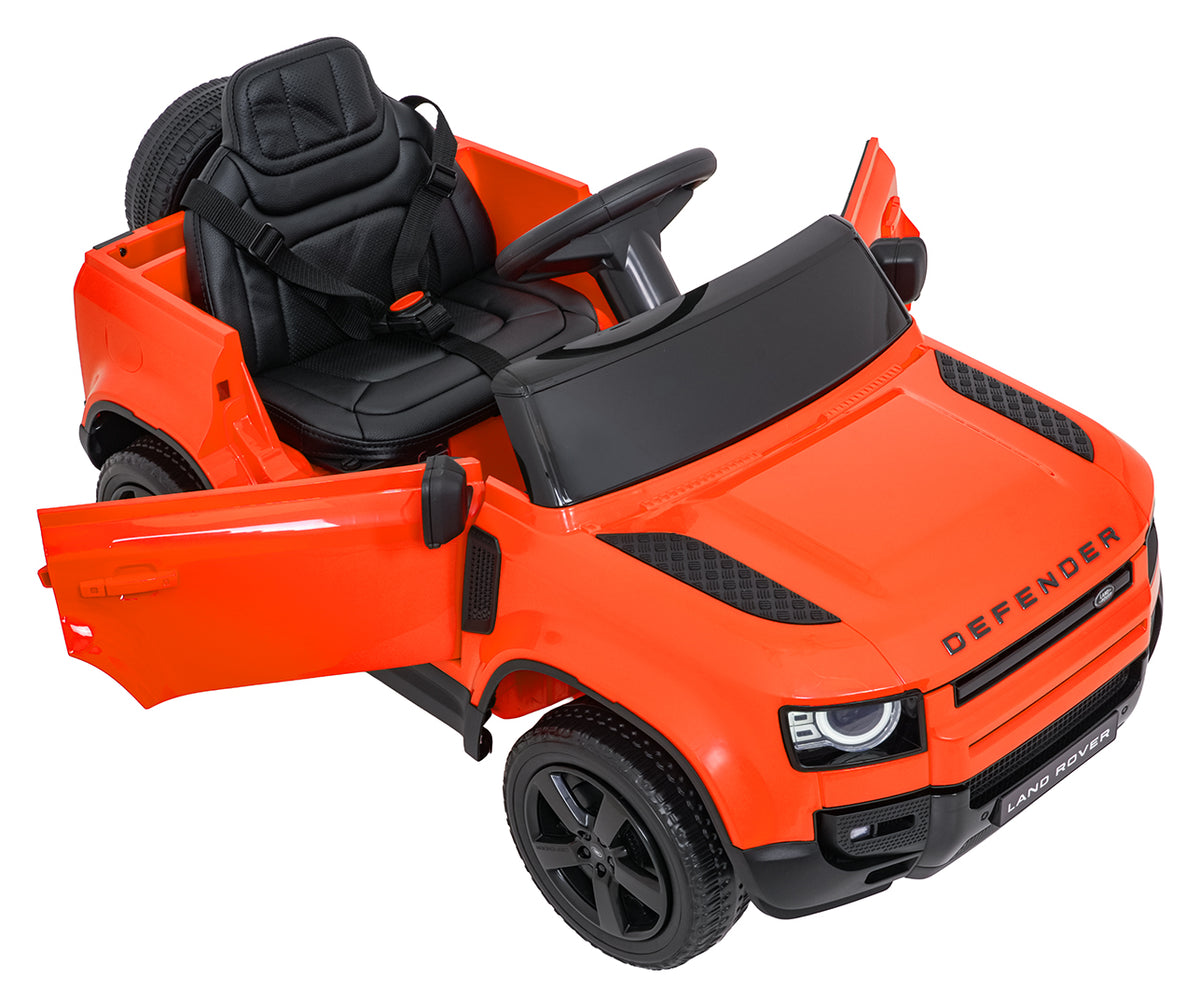 Land Rover Defender Orange Vehicle