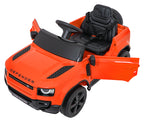 Land Rover Defender Orange Vehicle