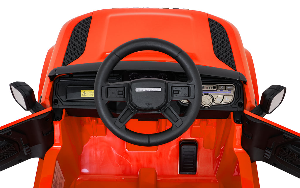 Land Rover Defender Orange Vehicle