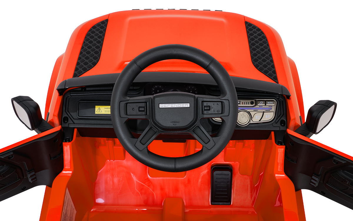 Land Rover Defender Orange Vehicle