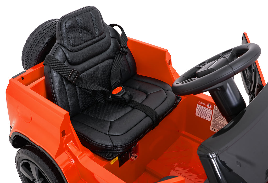 Land Rover Defender Orange Vehicle