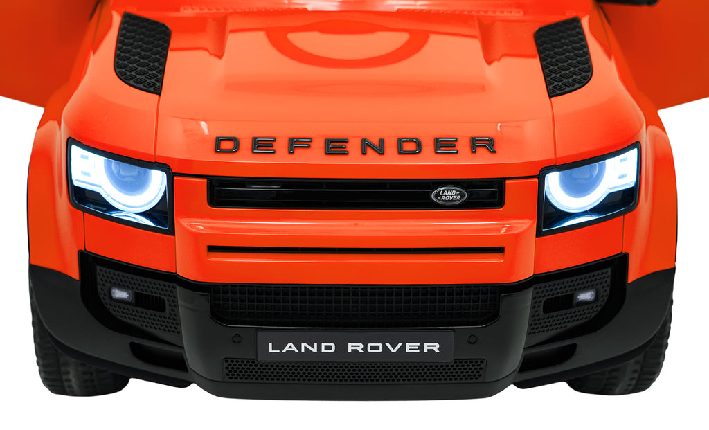 Land Rover Defender Orange Vehicle