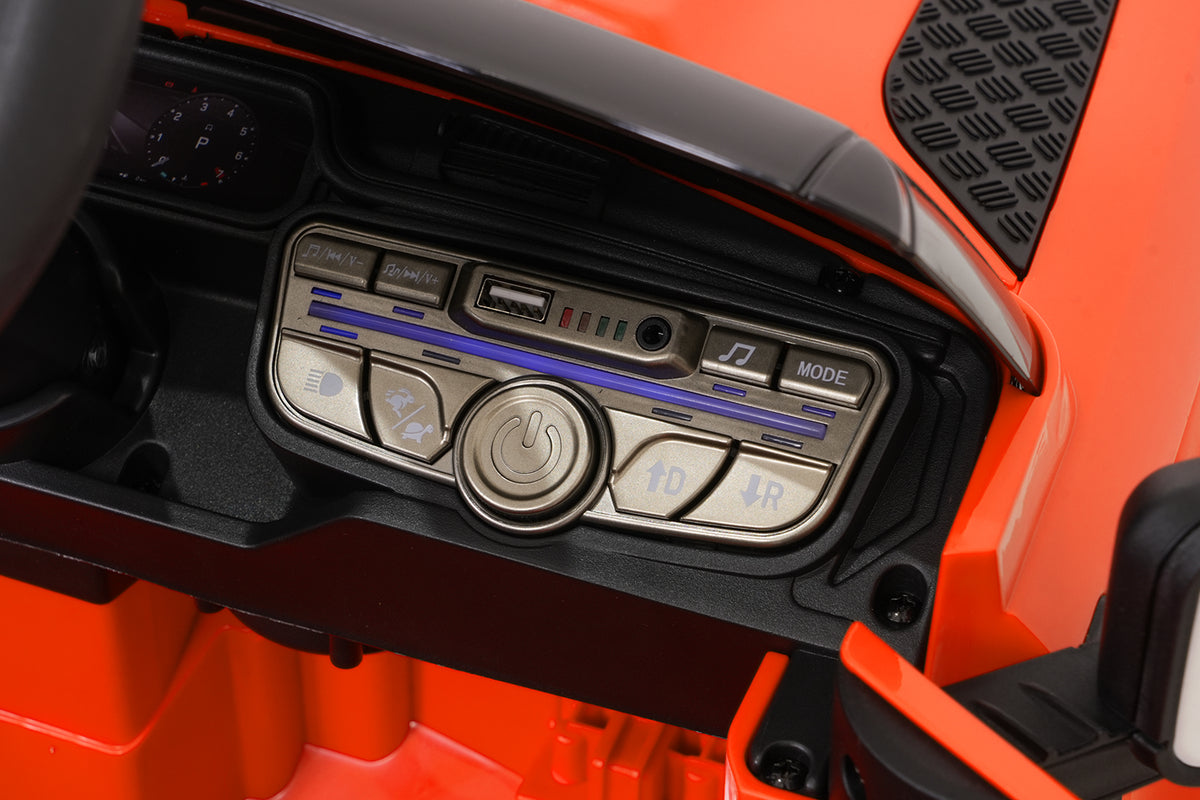 Land Rover Defender Orange Vehicle