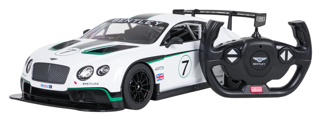 R/C Car 1:14 Bentley Continental GT3 White RASTAR