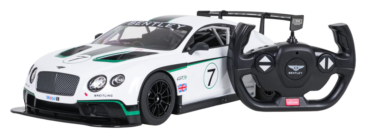 R/C Car 1:14 Bentley Continental GT3 White RASTAR
