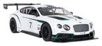 R/C Car 1:14 Bentley Continental GT3 White RASTAR