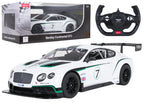 R/C Car 1:14 Bentley Continental GT3 White RASTAR