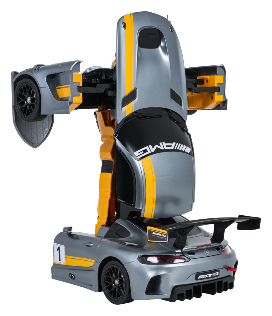 Car/Robot 2in1 R/C 1:14 Mercedes-AMG GT3 Gray RASTAR