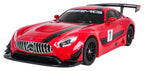 RC auto a robot 2 v 1 1:14 Mercedes-AMG GT3 – červená