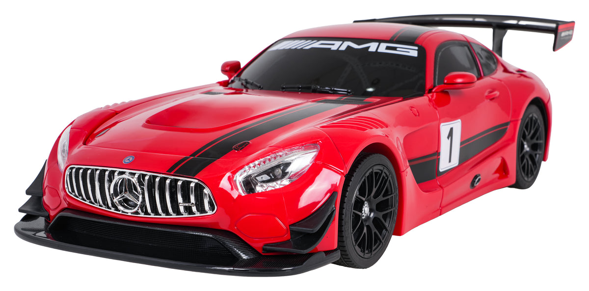 RC auto a robot 2 v 1 1:14 Mercedes-AMG GT3 – červená