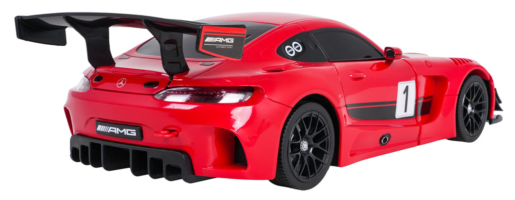 RC auto a robot 2 v 1 1:14 Mercedes-AMG GT3 – červená