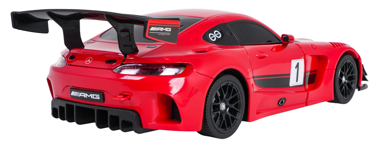 RC auto a robot 2 v 1 1:14 Mercedes-AMG GT3 – červená
