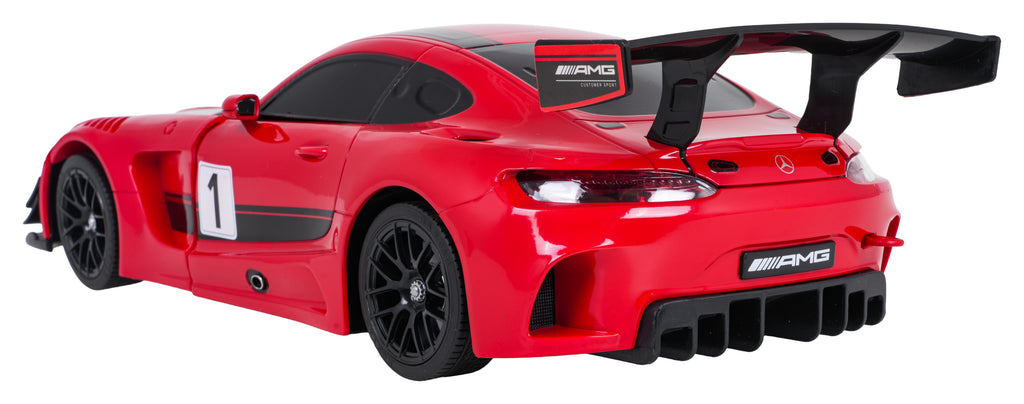 RC auto a robot 2 v 1 1:14 Mercedes-AMG GT3 – červená