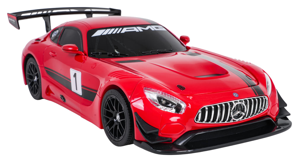 RC auto a robot 2 v 1 1:14 Mercedes-AMG GT3 – červená
