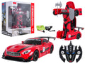RC auto a robot 2 v 1 1:14 Mercedes-AMG GT3 – červená