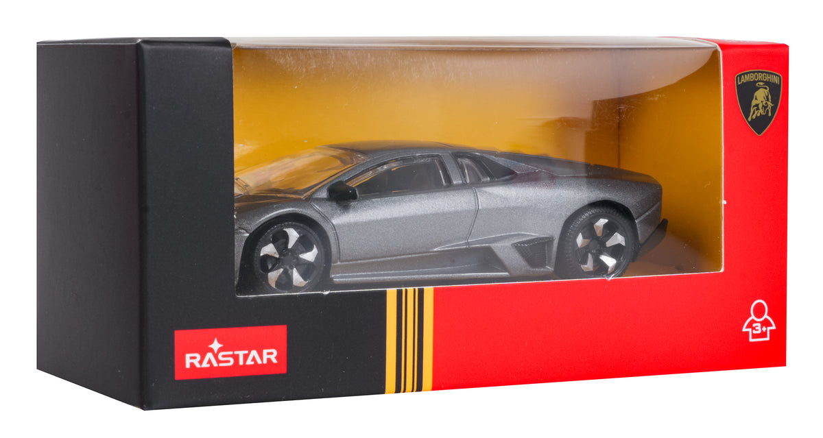 Metal Car 1:43 Lamborghini Reventon Gray RASTAR