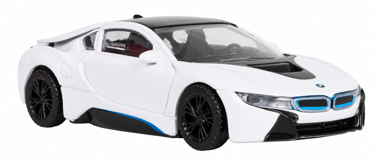 Metal Car 1:43 BMW i8 White RASTAR