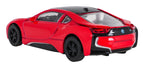 Metal Car 1:43 BMW i8 Red RASTAR