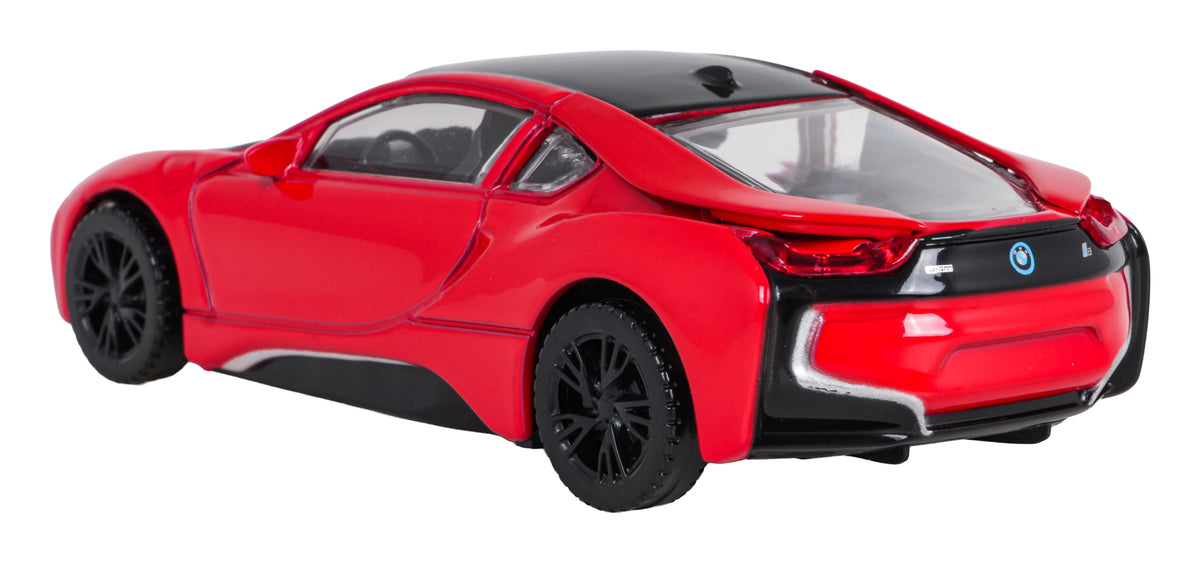 Metal Car 1:43 BMW i8 Red RASTAR