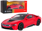 Metal Car 1:43 BMW i8 Red RASTAR
