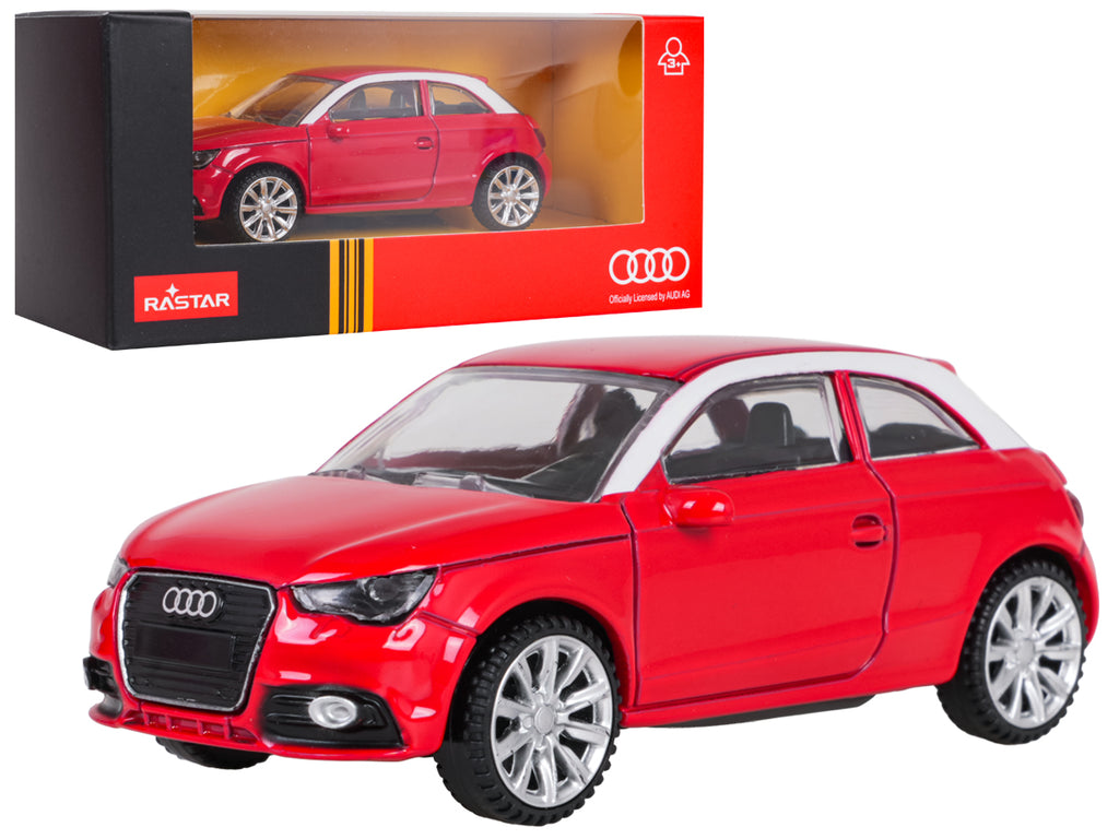 Metal Car 1:43 Audi A1 Red RASTAR
