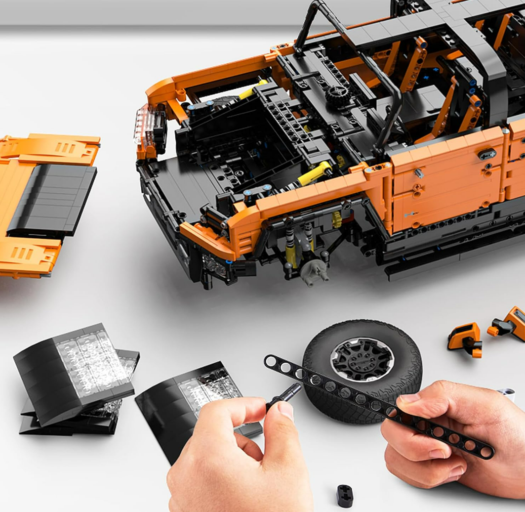 Blocks R/C Car 1:10 Hummer EV Orange RASTAR
