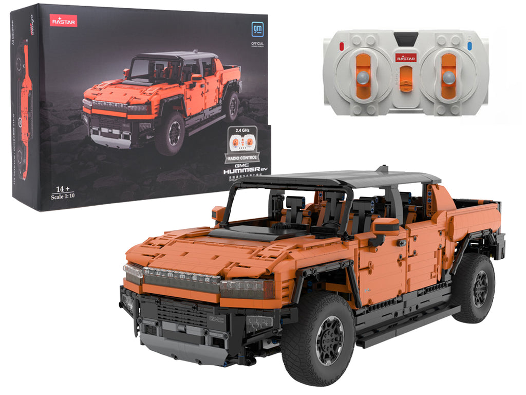 Blocks R/C Car 1:10 Hummer EV Orange RASTAR