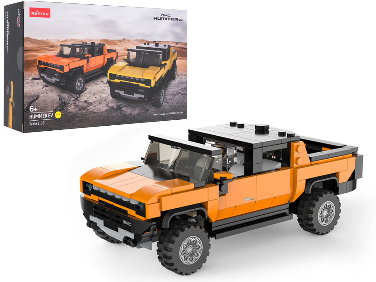 Blocks 1:30 Hummer EV Orange RASTAR