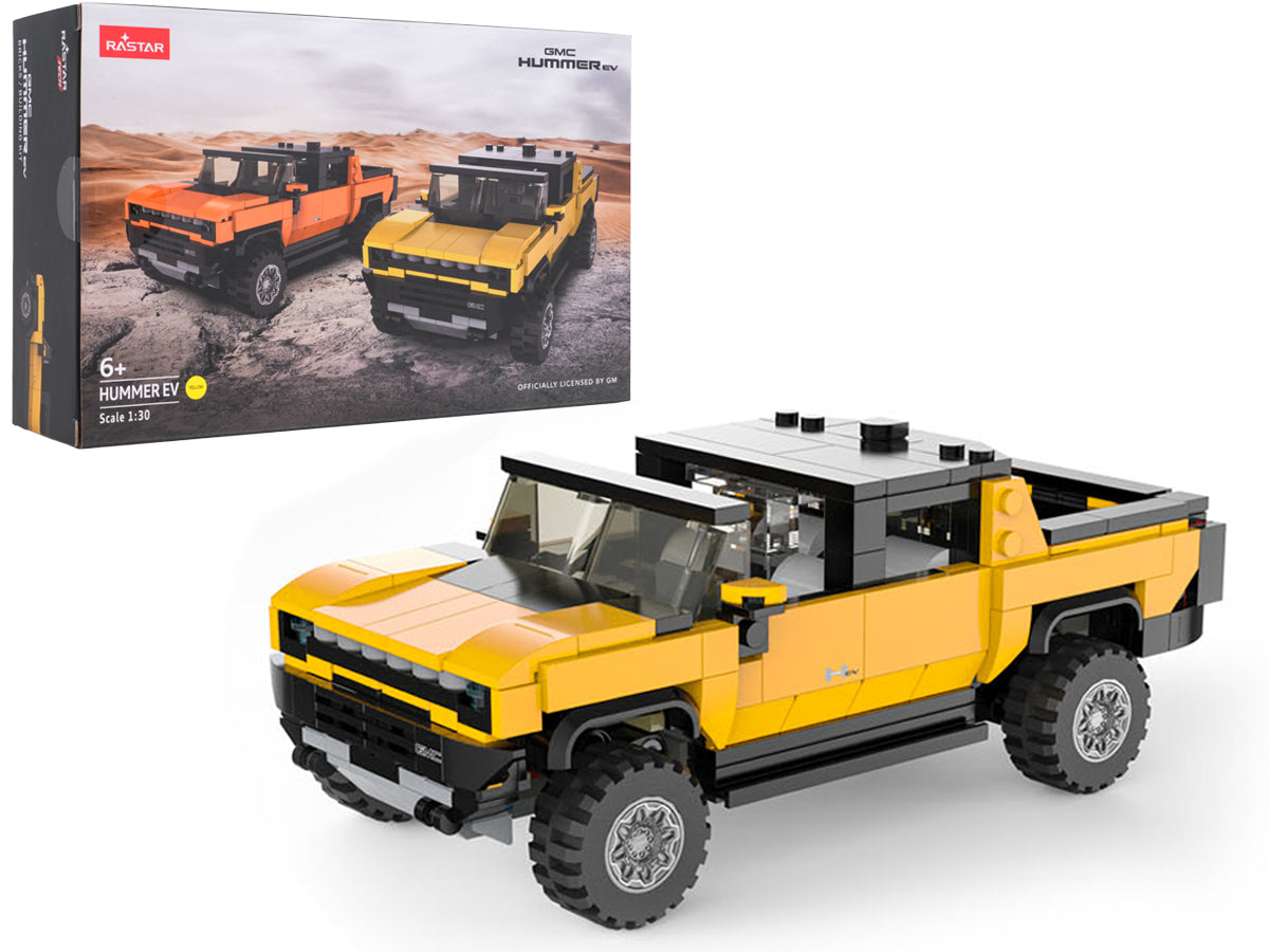 Car Blocks 1:30 Hummer EV Yellow RASTAR