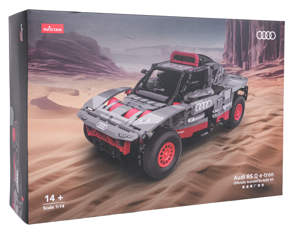 Car Blocks 1:14 Audi RS Q e-tron Gray RASTAR