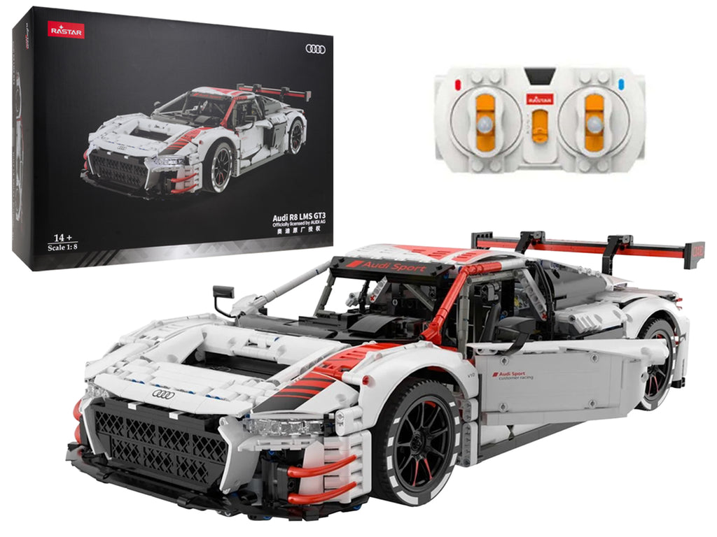 Car Blocks 1:8 Audi R8 LMS GT3 White RASTAR