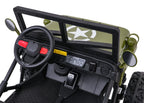 Elektrické autíčko STAR Military zelená