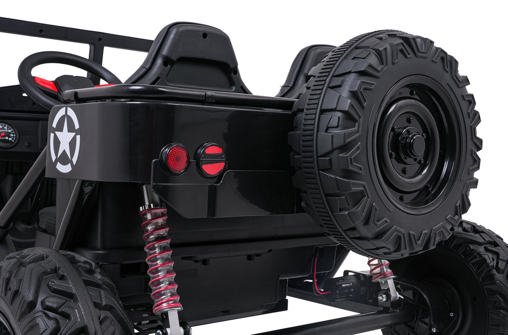 Elektrické autíčko STAR čierna Military