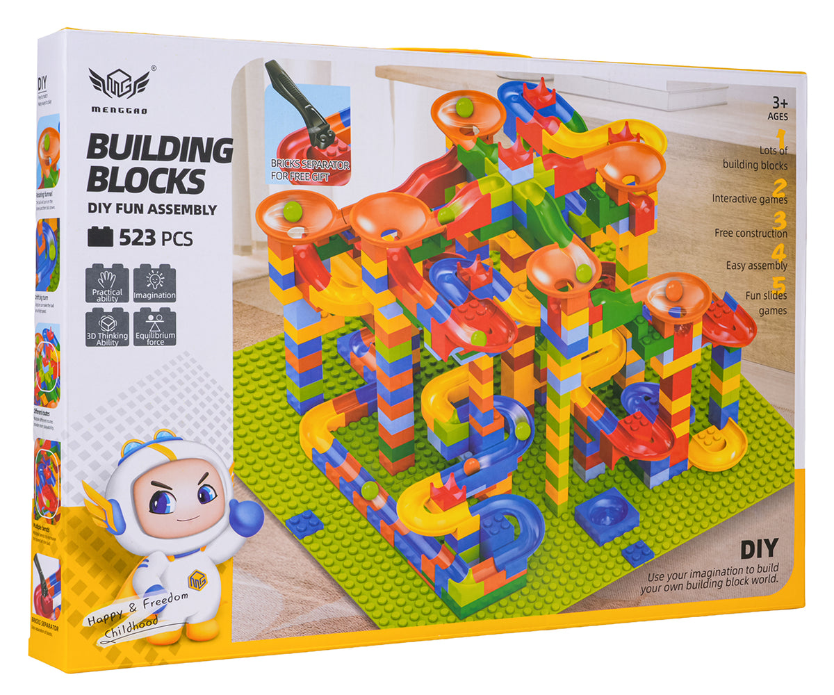 Set of coloured bricks Track Ball 523el.