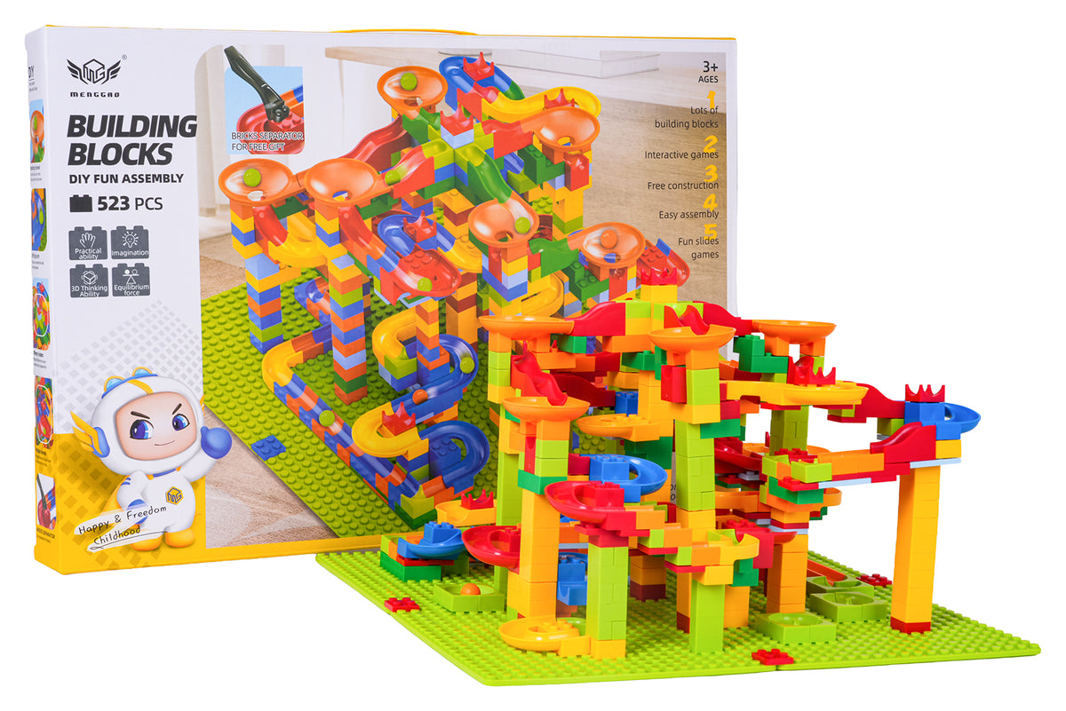 Set of coloured bricks Track Ball 523el.