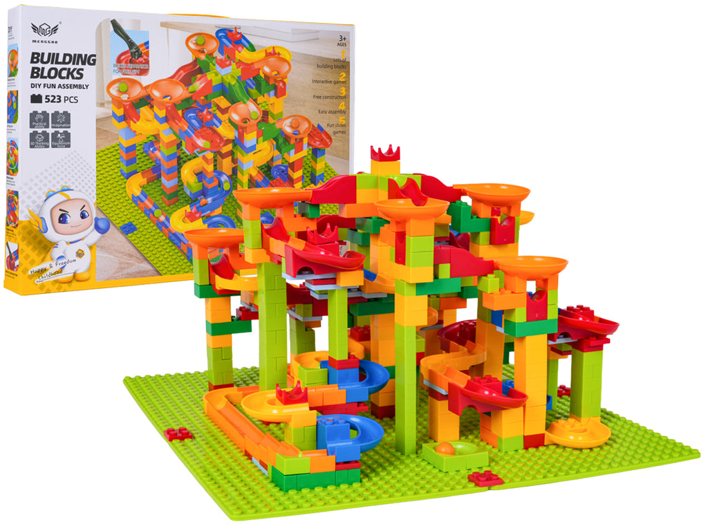 Set of coloured bricks Track Ball 523el.