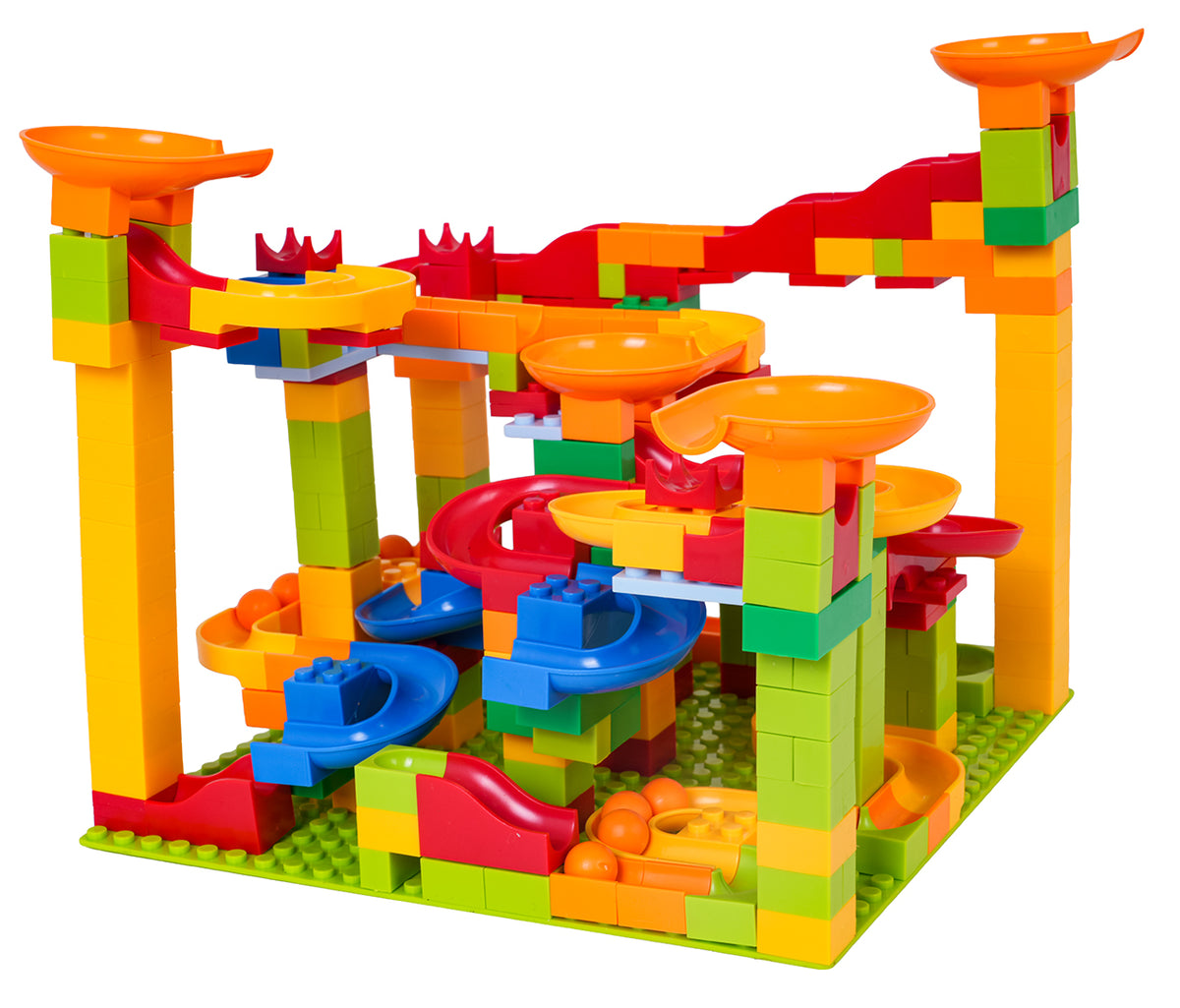 Set of coloured bricks Track Ball 348el.
