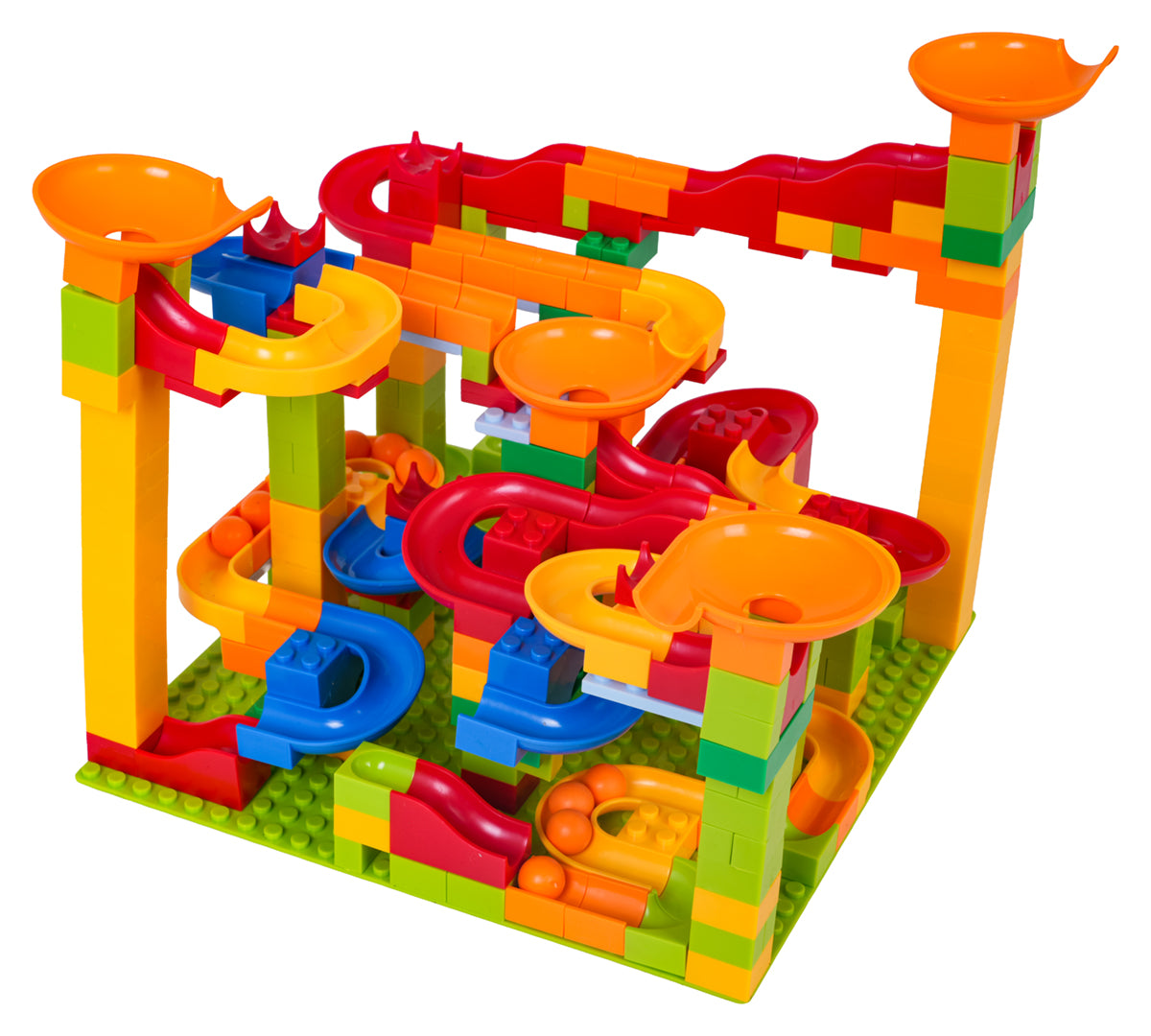 Set of coloured bricks Track Ball 348el.